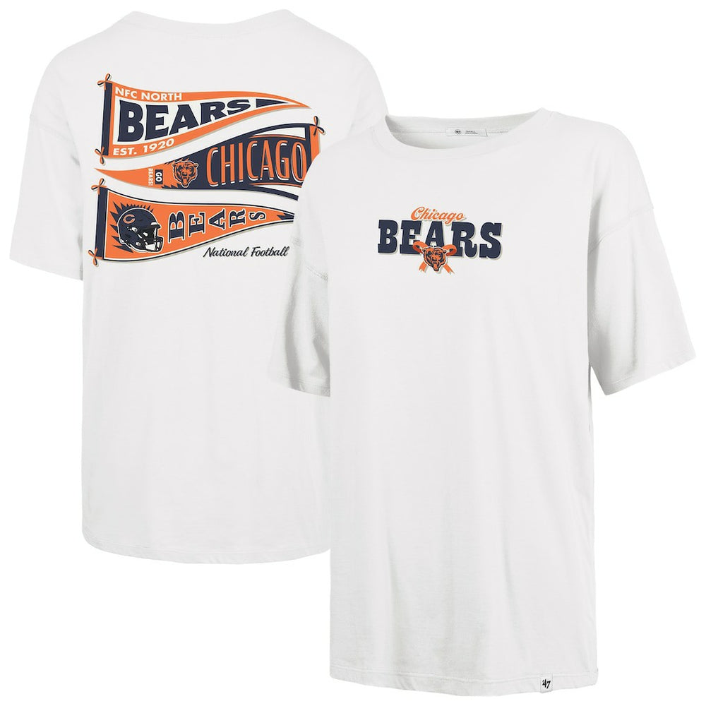 '47 Women's Bow & Banner Sadie T-Shirt - Chicago Bears