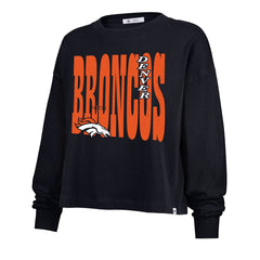 '47 Women's Stacked Sydney Long Sleeve T-Shirt - Denver Broncos