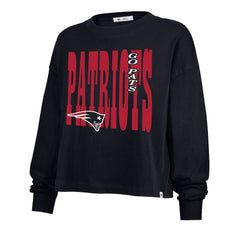 '47 Women's Stacked Sydney Long Sleeve T-Shirt - New England Patriots