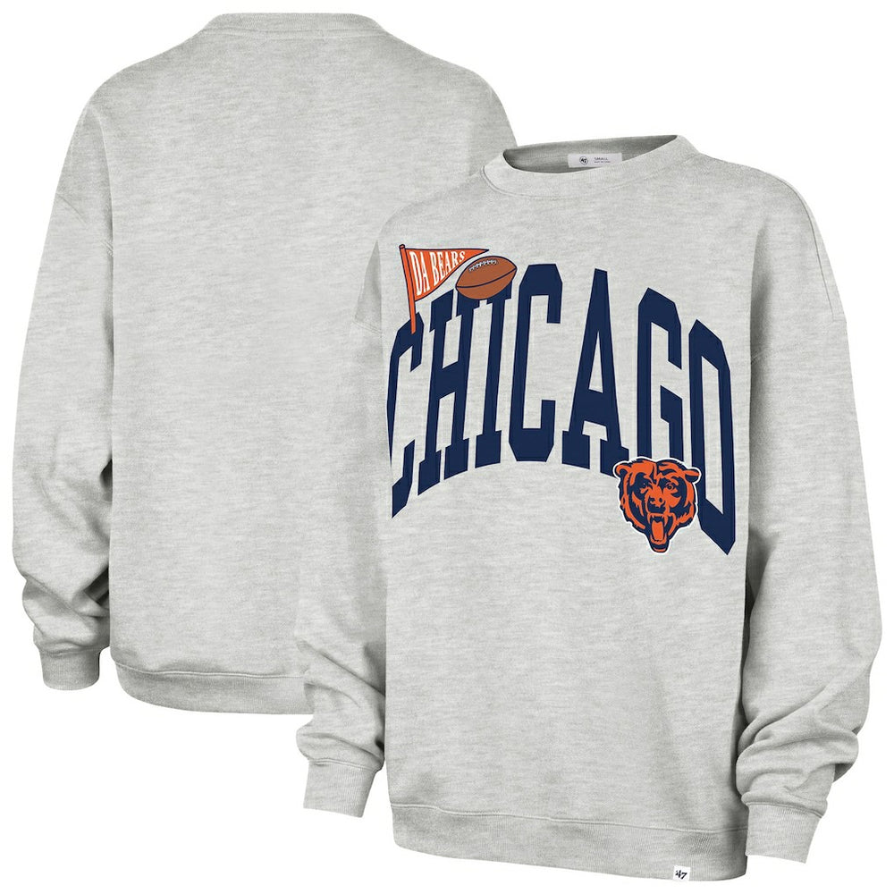 '47 Women's Arched Icon Oversized Sweatshirt - Chicago Bears