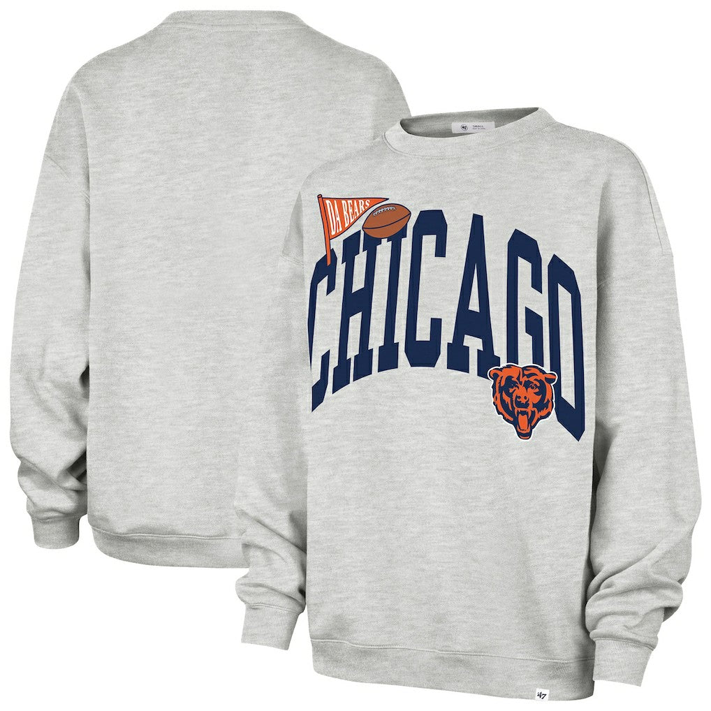 '47 Women's Arched Icon Oversized Sweatshirt - Chicago Bears