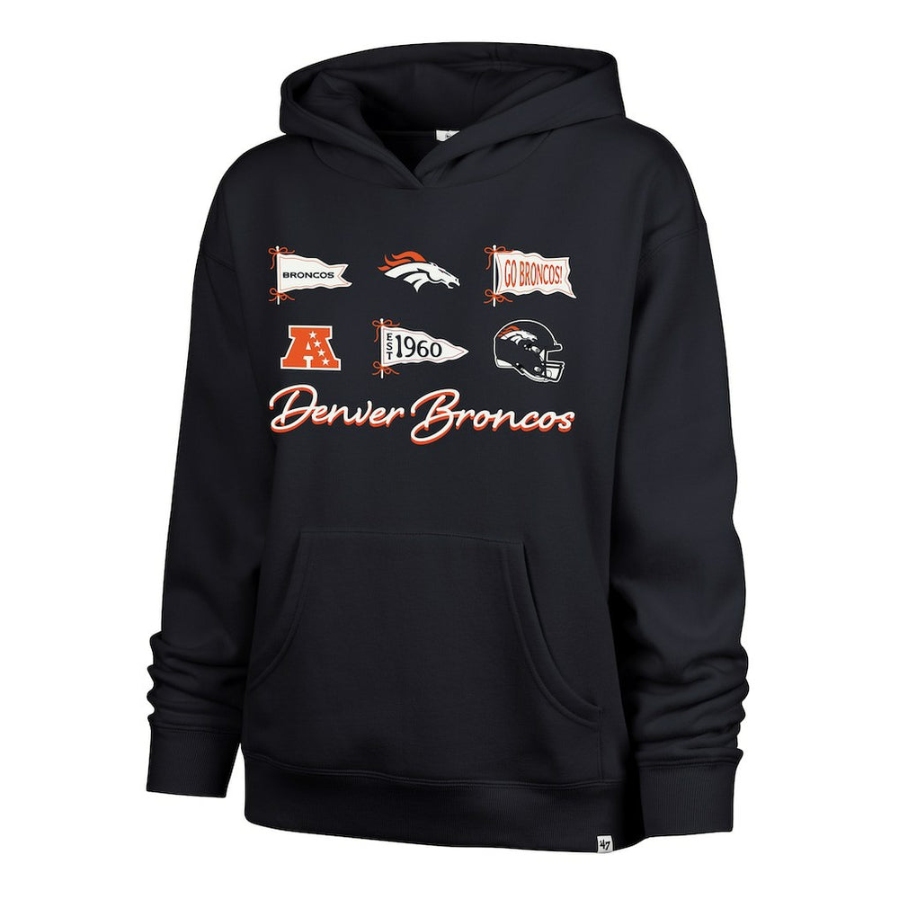 '47 Women's Bow & Banners Naomi Hoodie - Denver Broncos
