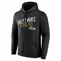 Hustle Personalized Name & Number Hoodie - Baltimore Ravens