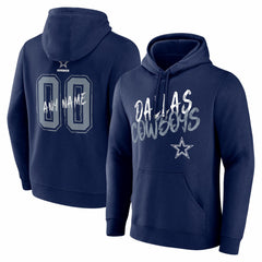 Hustle Personalized Name & Number Hoodie - Dallas Cowboys