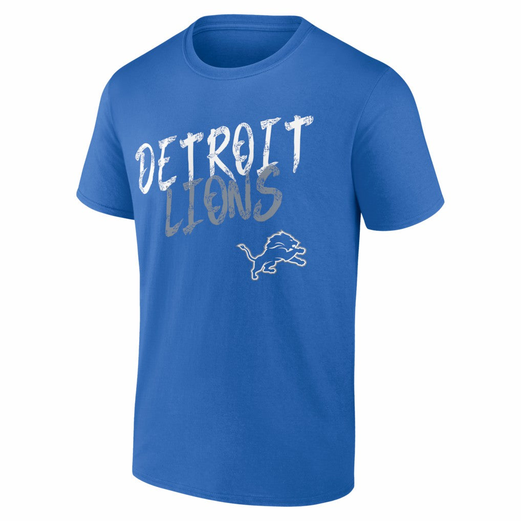 Hustle Personalized Name & Number T-Shirt - Detroit Lions