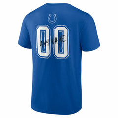 Hustle Personalized Name & Number T-Shirt - Indianapolis Colts