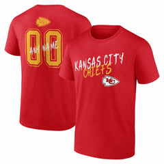Hustle Personalized Name & Number T-Shirt - Kansas City Chiefs