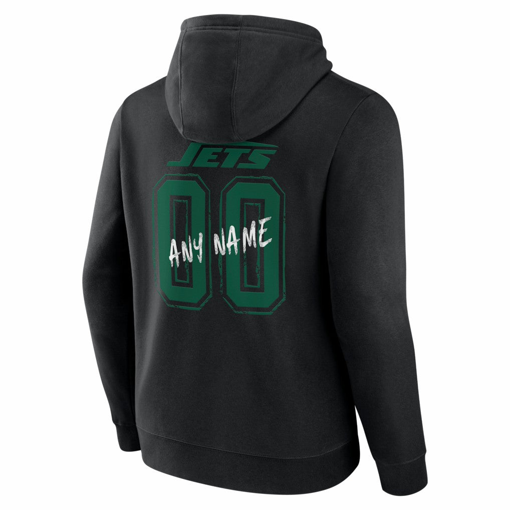 Hustle Personalized Name & Number Hoodie - New York Jets