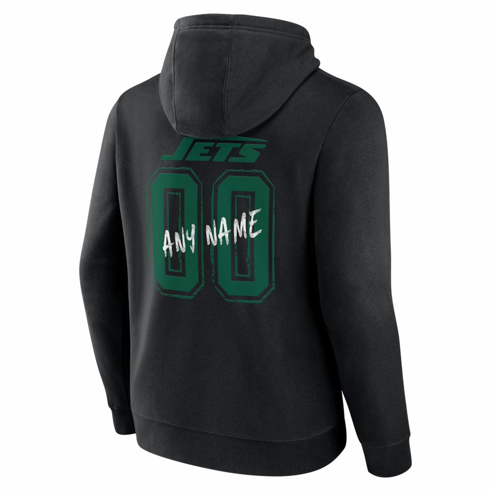 Hustle Personalized Name & Number Hoodie - New York Jets