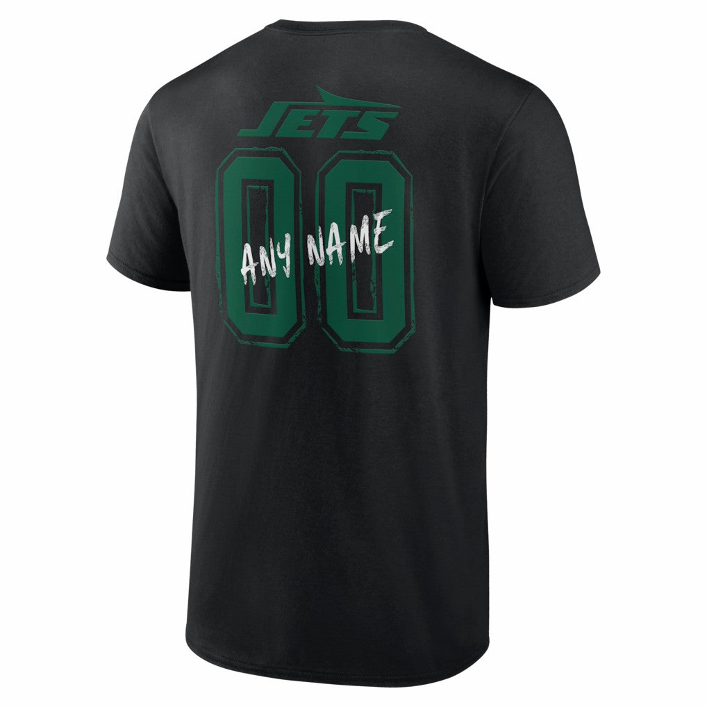 Hustle Personalized Name & Number T-Shirt - New York Jets
