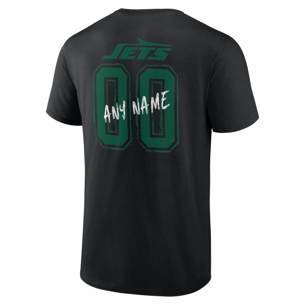 Hustle Personalized Name & Number T-Shirt - New York Jets
