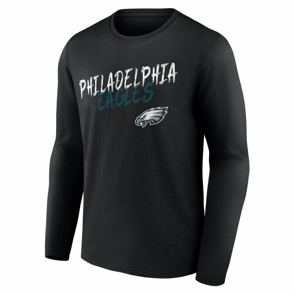 Hustle Personalized Name & Number Long Sleeve T-Shirt - Philadelphia Eagles