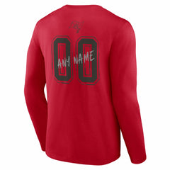 Hustle Personalized Name & Number Long Sleeve T-Shirt - Tampa Bay Buccaneers