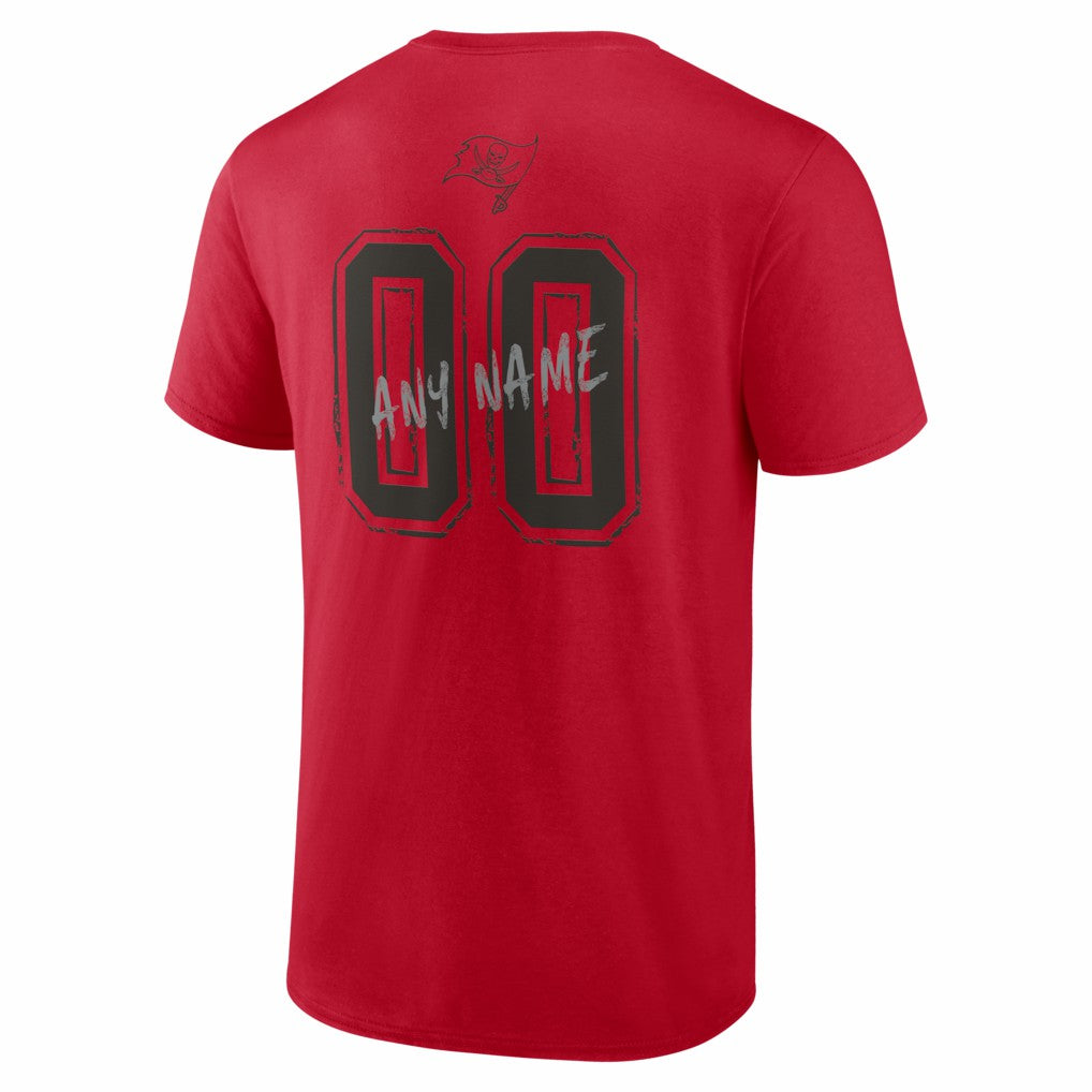 Hustle Personalized Name & Number T-Shirt - Tampa Bay Buccaneers