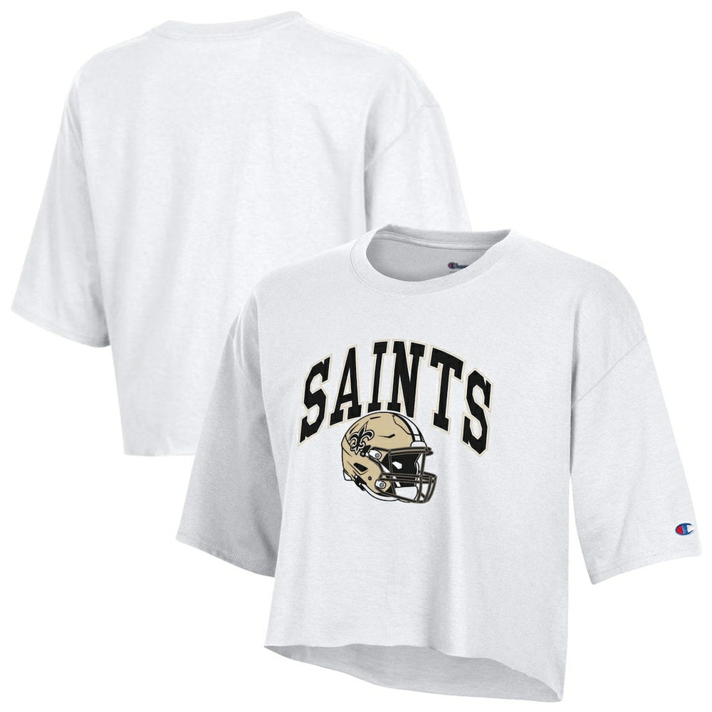 Women's Boyfriend Cropped T-Shirt - New Orleans Saints