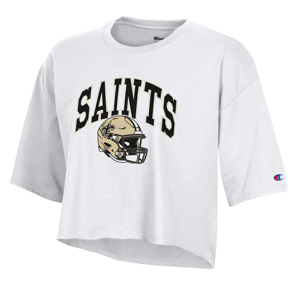 Women's Boyfriend Cropped T-Shirt - New Orleans Saints