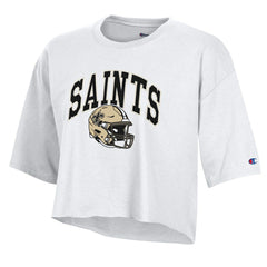 Women's Boyfriend Cropped T-Shirt - New Orleans Saints