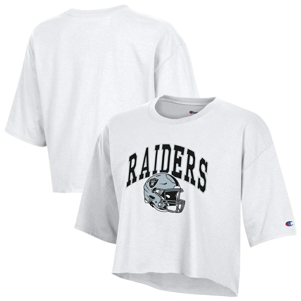 Women's Boyfriend Cropped T-Shirt - Las Vegas Raiders