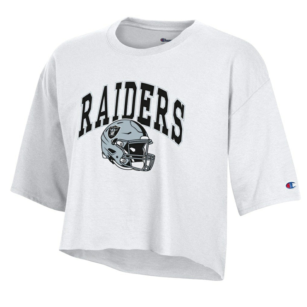 Women's Boyfriend Cropped T-Shirt - Las Vegas Raiders