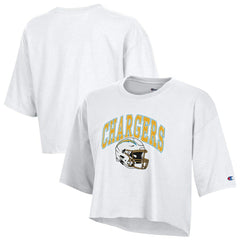 Women's Boyfriend Cropped T-Shirt - Los Angeles Chargers