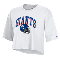 Women's Boyfriend Cropped T-Shirt - New York Giants