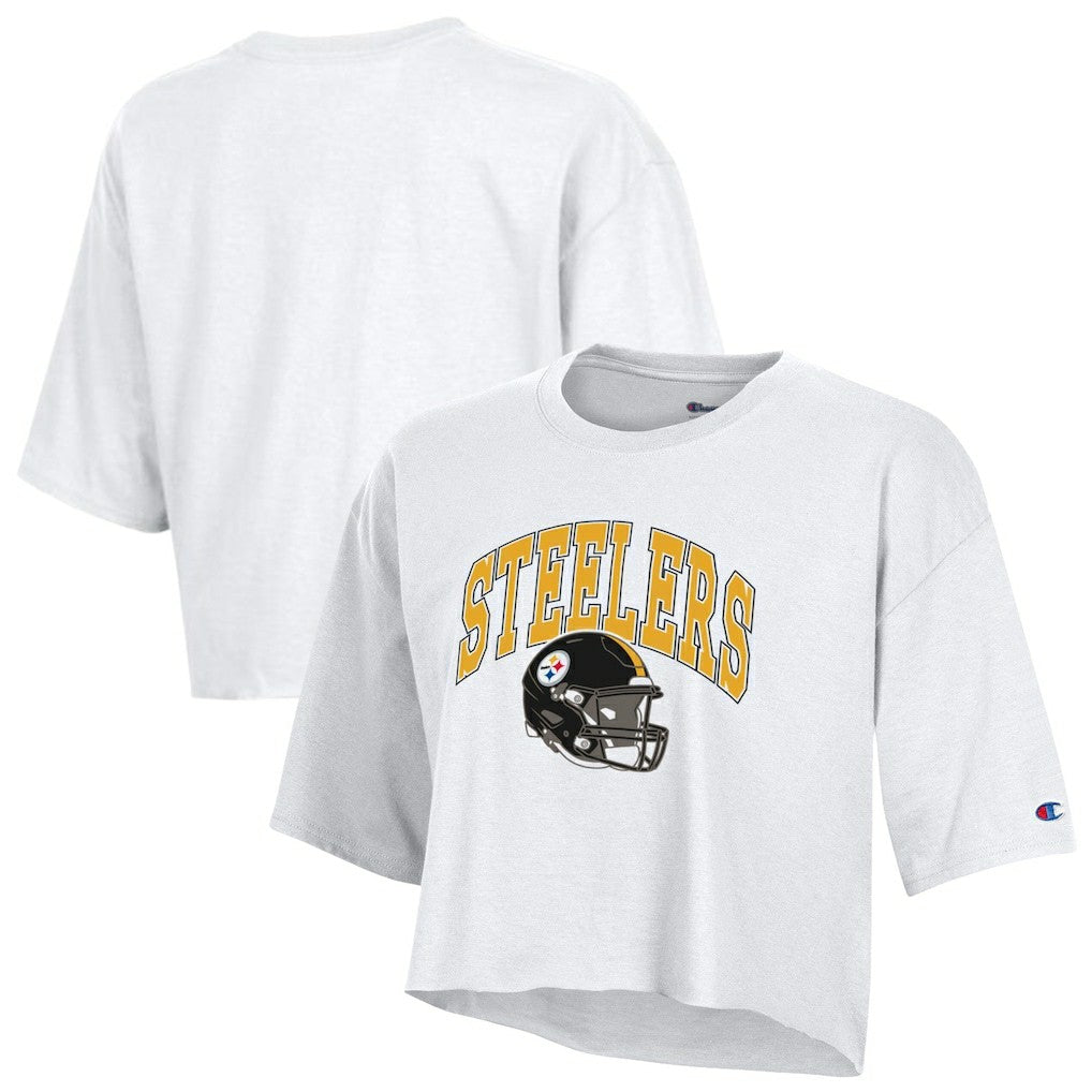 Women's Boyfriend Cropped T-Shirt - Pittsburgh Steelers