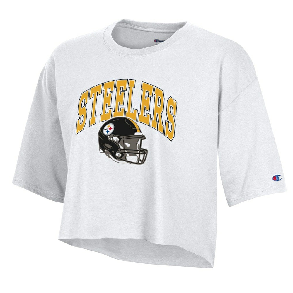 Women's Boyfriend Cropped T-Shirt - Pittsburgh Steelers