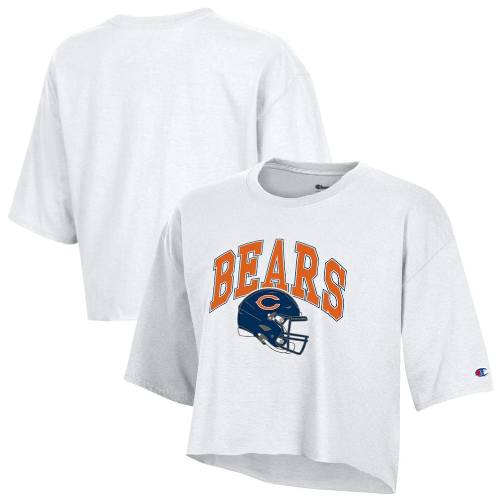 Women's Boyfriend Cropped T-Shirt - Chicago Bears
