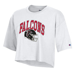 Women's Boyfriend Cropped T-Shirt - Atlanta Falcons