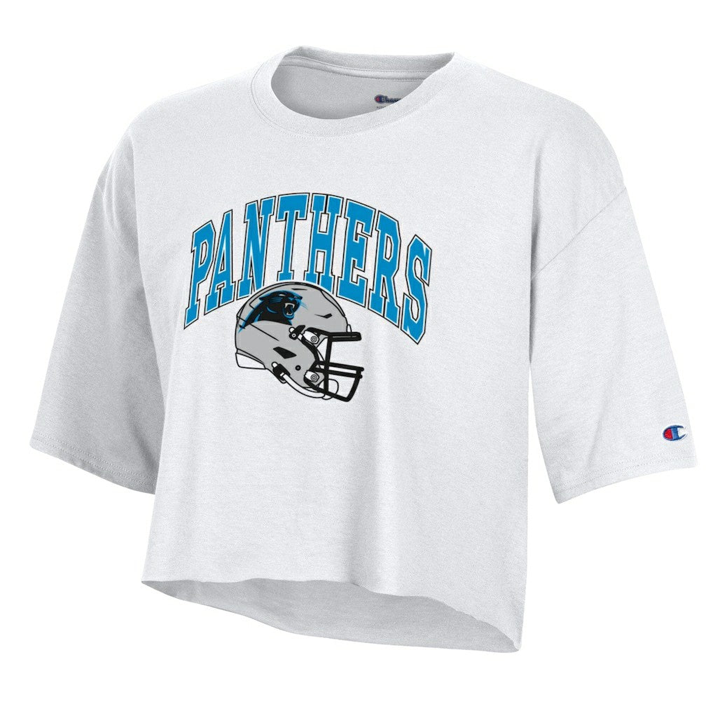 Women's Boyfriend Cropped T-Shirt - Carolina Panthers