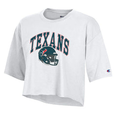 Women's Boyfriend Cropped T-Shirt - Houston Texans