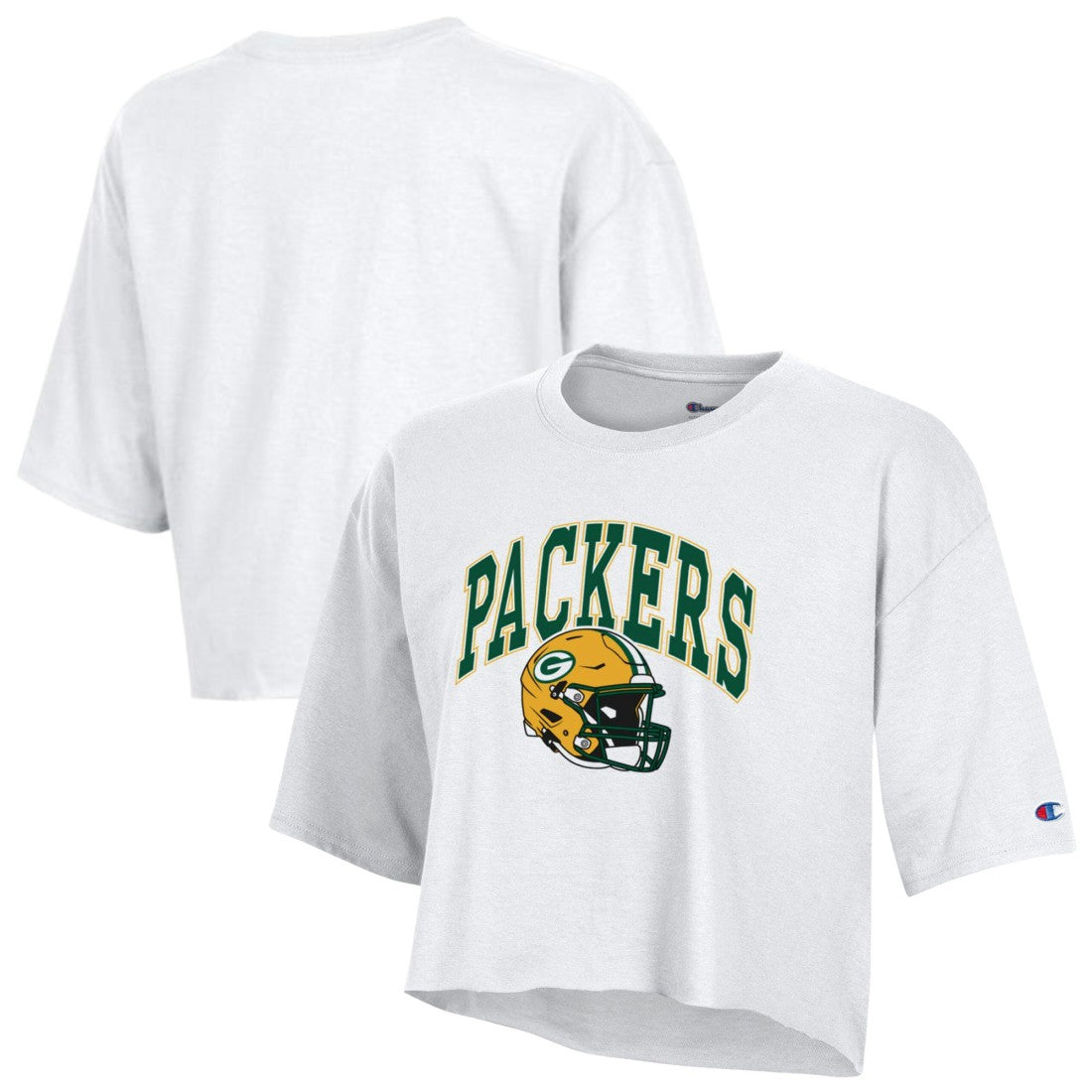 Women's Boyfriend Cropped T-Shirt - Green Bay Packers