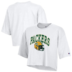 Women's Boyfriend Cropped T-Shirt - Green Bay Packers