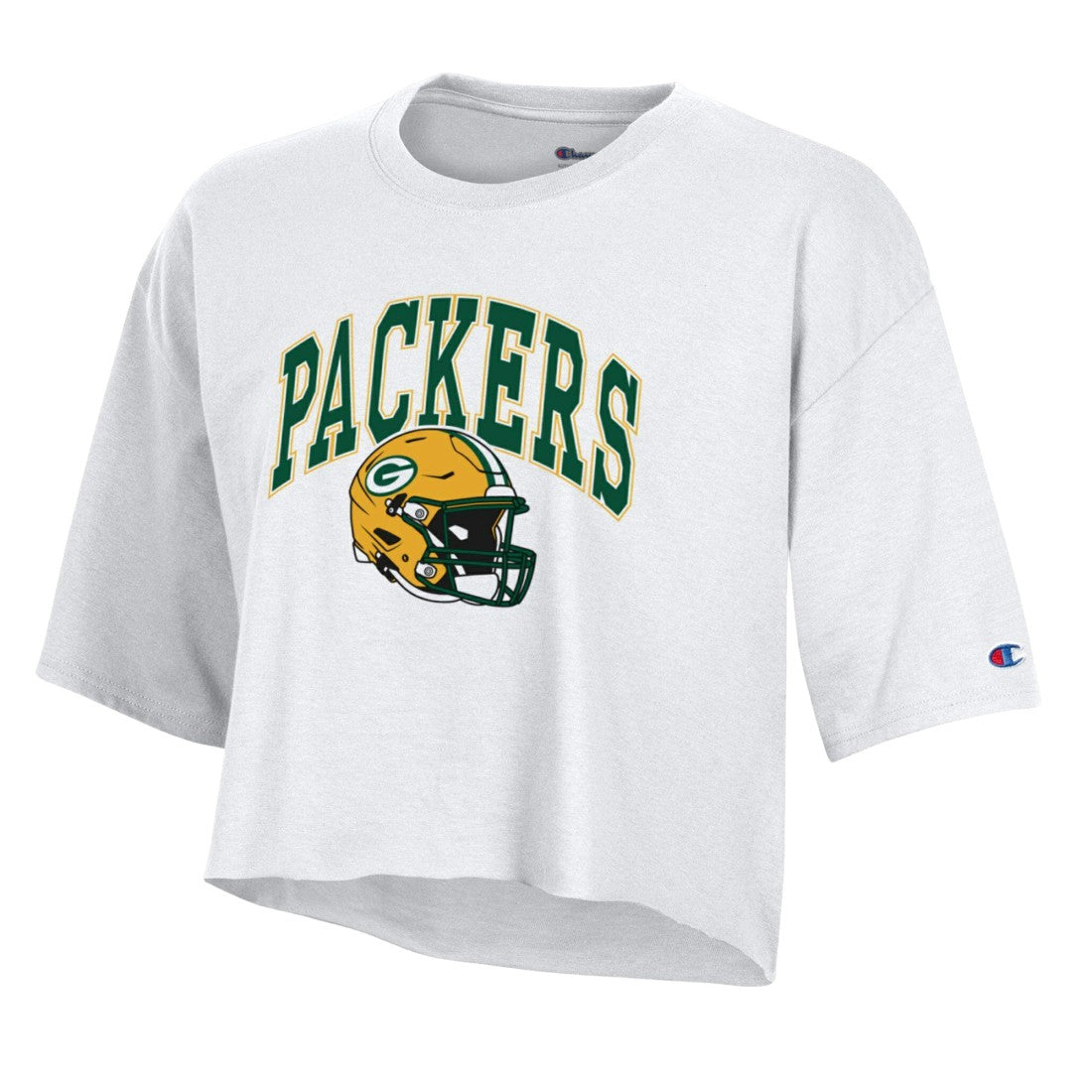 Women's Boyfriend Cropped T-Shirt - Green Bay Packers