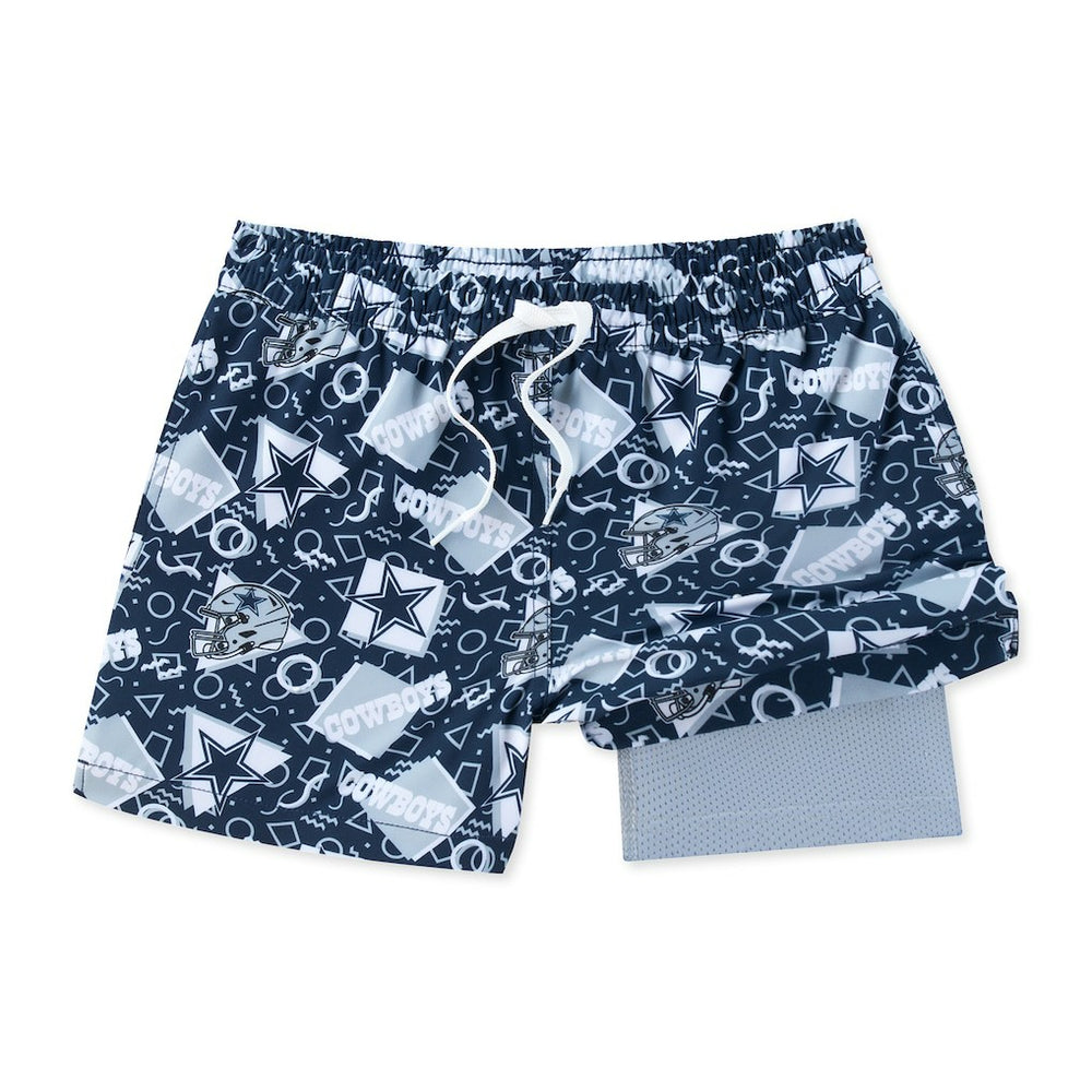 Chubbies Game Day Fit Classic Lined Swim Trunks - Dallas Cowboys