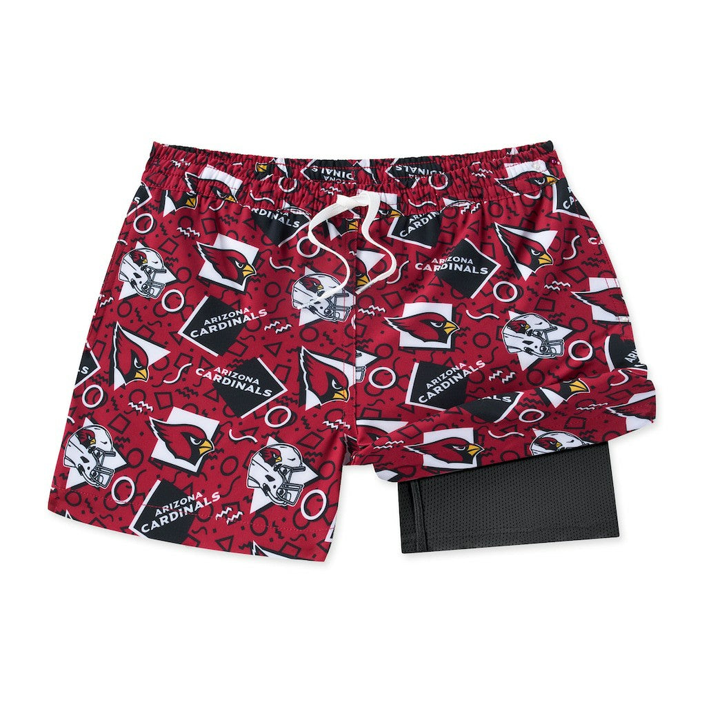 Chubbies Game Day Fit Classic Lined Swim Trunks - Arizona Cardinals