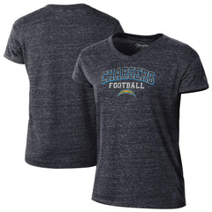 Women's Triumph Tri-Blend V-Neck T-Shirt - Los Angeles Chargers