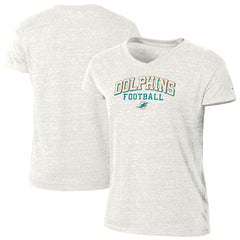 Women's Triumph Tri-Blend V-Neck T-Shirt - Miami Dolphins