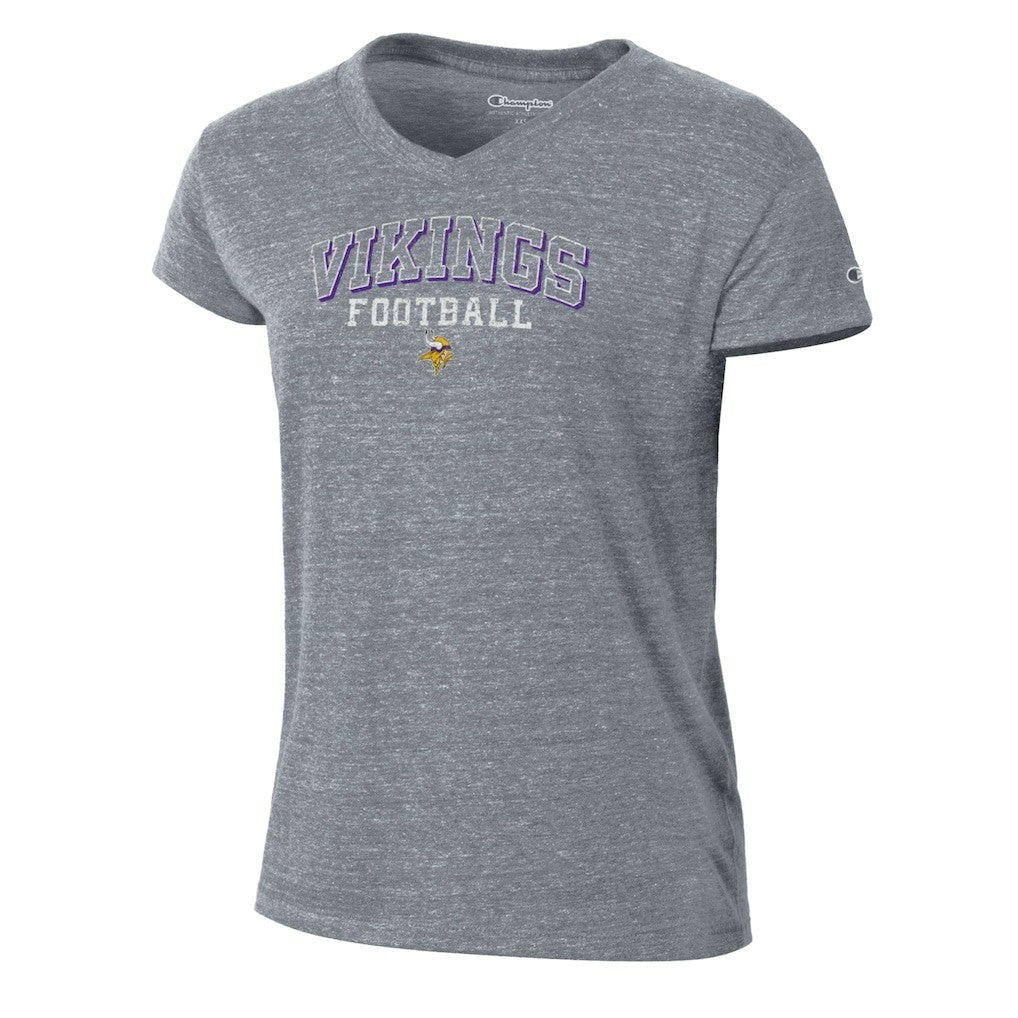 Women's Triumph Tri-Blend V-Neck T-Shirt - Minnesota Vikings
