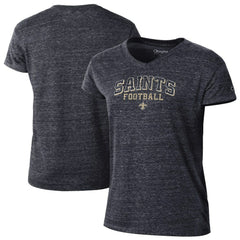 Women's Triumph Tri-Blend V-Neck T-Shirt - New Orleans Saints