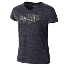Women's Triumph Tri-Blend V-Neck T-Shirt - New Orleans Saints