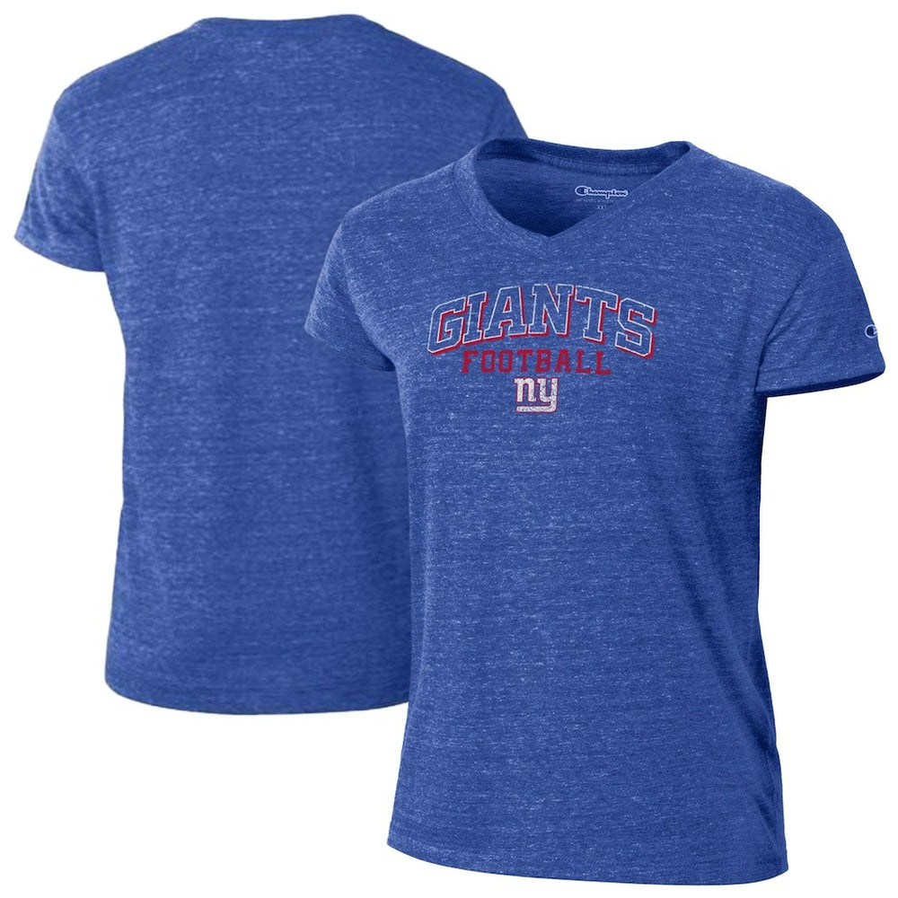Women's Triumph Tri-Blend V-Neck T-Shirt - New York Giants
