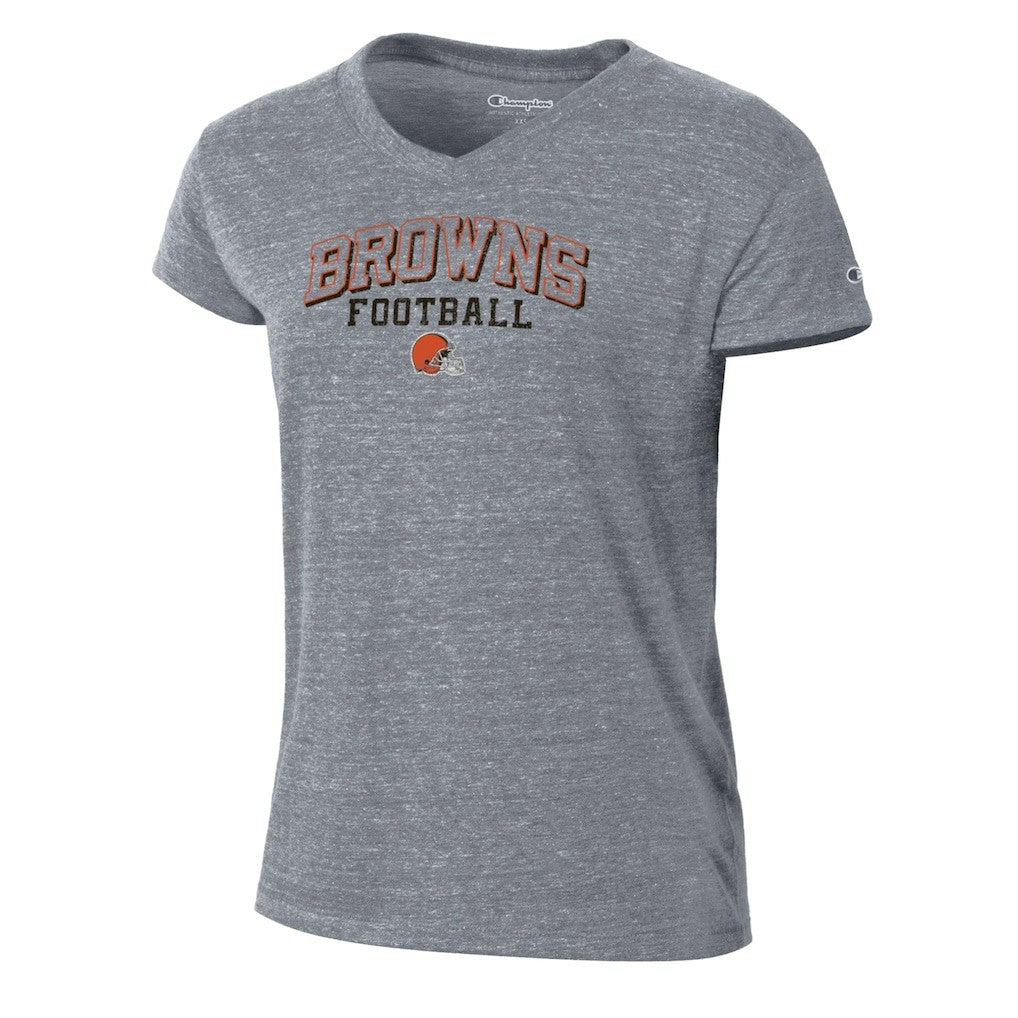 Women's Triumph Tri-Blend V-Neck T-Shirt - Cleveland Browns