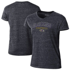 Women's Triumph Tri-Blend V-Neck T-Shirt - Baltimore Ravens