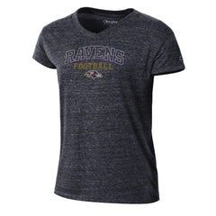 Women's Triumph Tri-Blend V-Neck T-Shirt - Baltimore Ravens