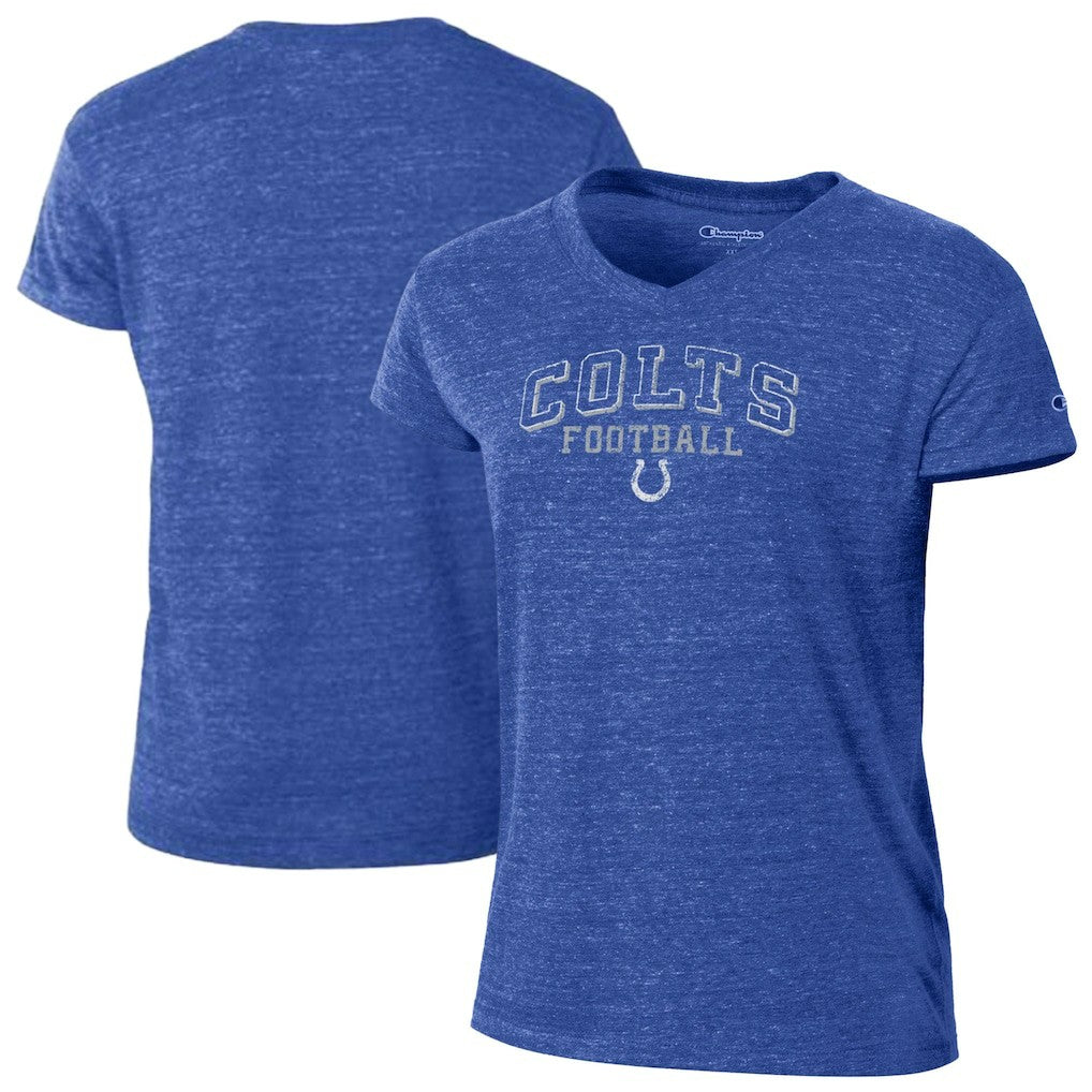 Women's Triumph Tri-Blend V-Neck T-Shirt - Indianapolis Colts