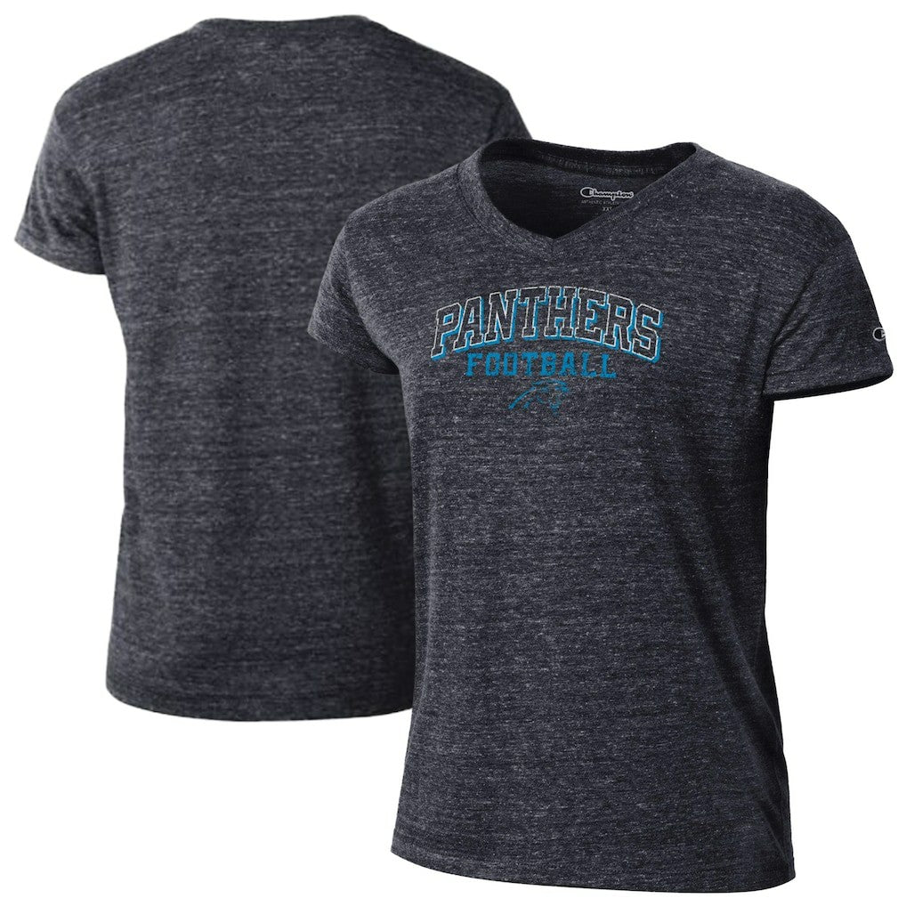 Women's Triumph Tri-Blend V-Neck T-Shirt - Carolina Panthers