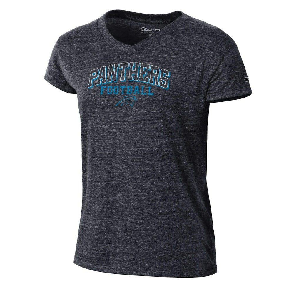 Women's Triumph Tri-Blend V-Neck T-Shirt - Carolina Panthers