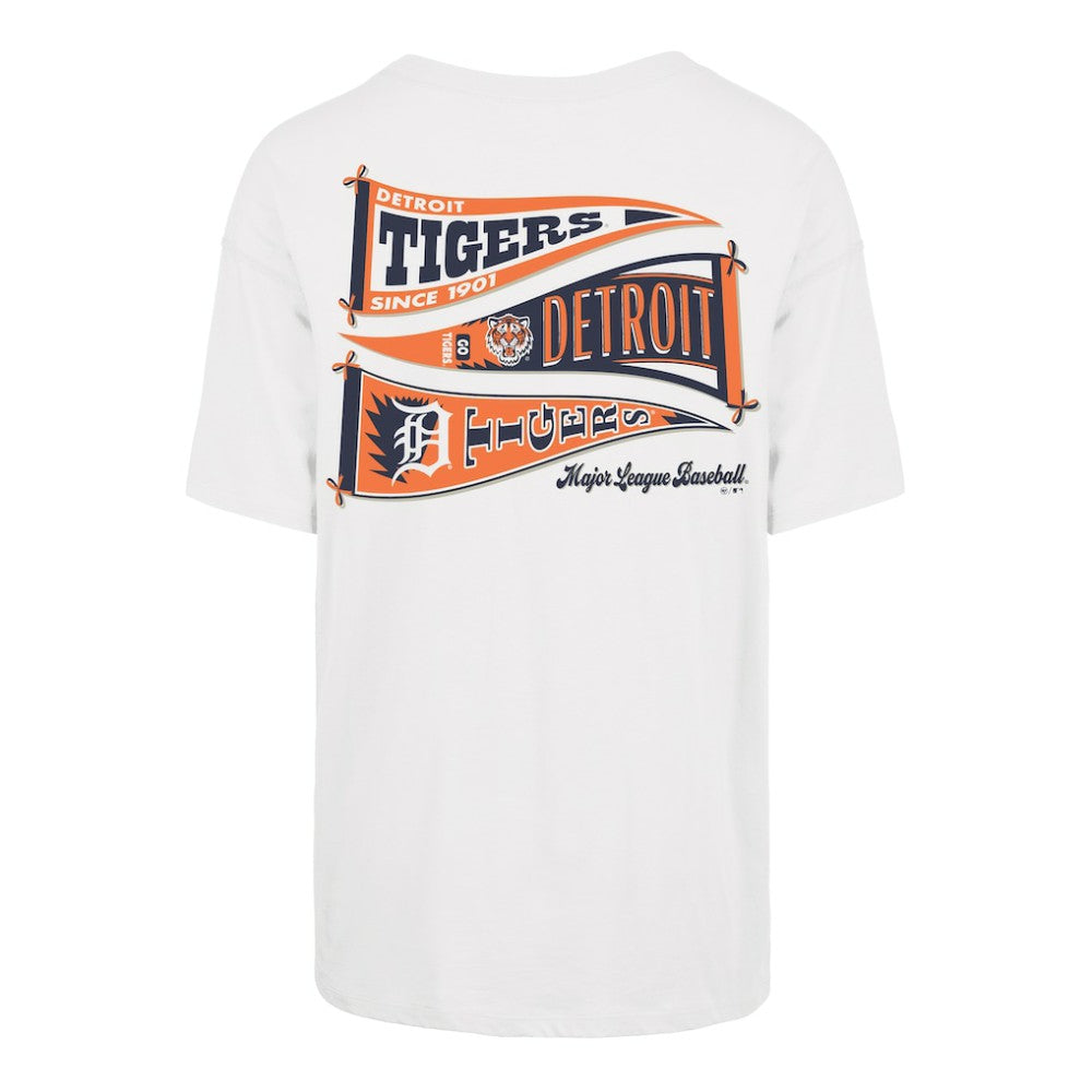 MLB Detroit Tigers '47 Women's Bow & Banner Sadie T-Shirt