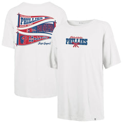 MLB Philadelphia Phillies '47 Women's Bow & Banner Sadie T-Shirt